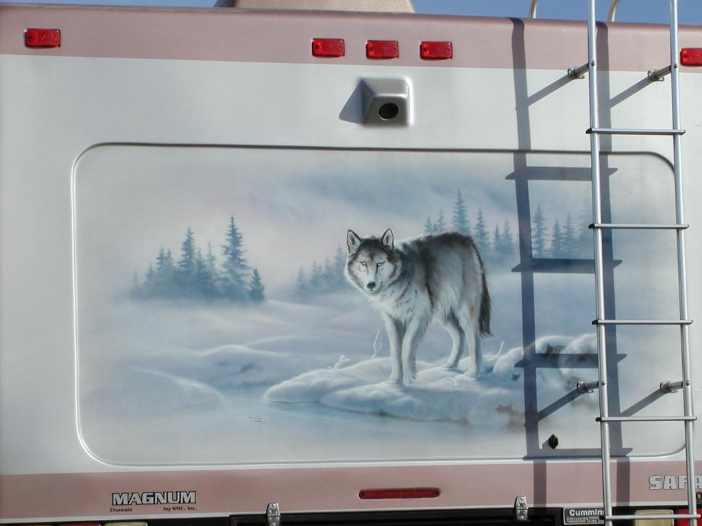 Wolf Mural