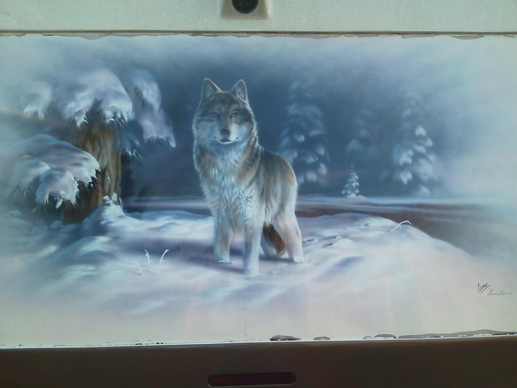 Wolf Mural