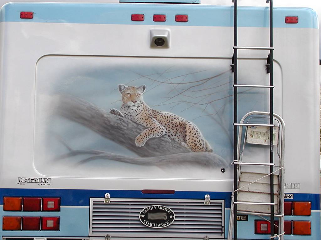 leopard Mural