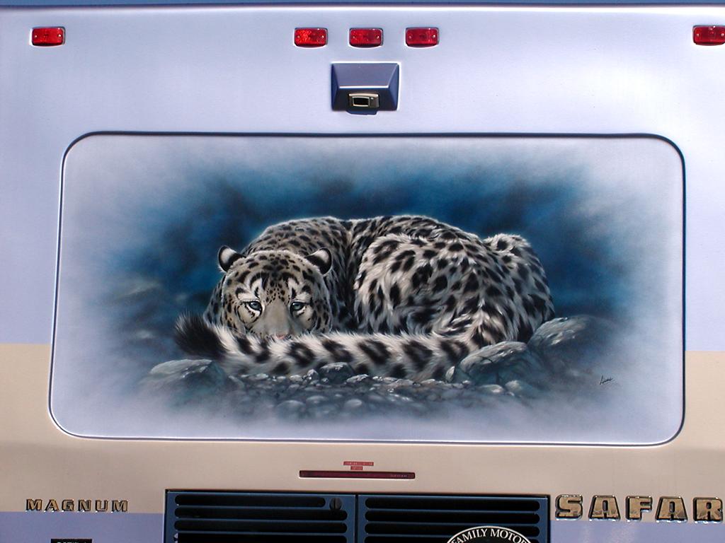 leopard Mural