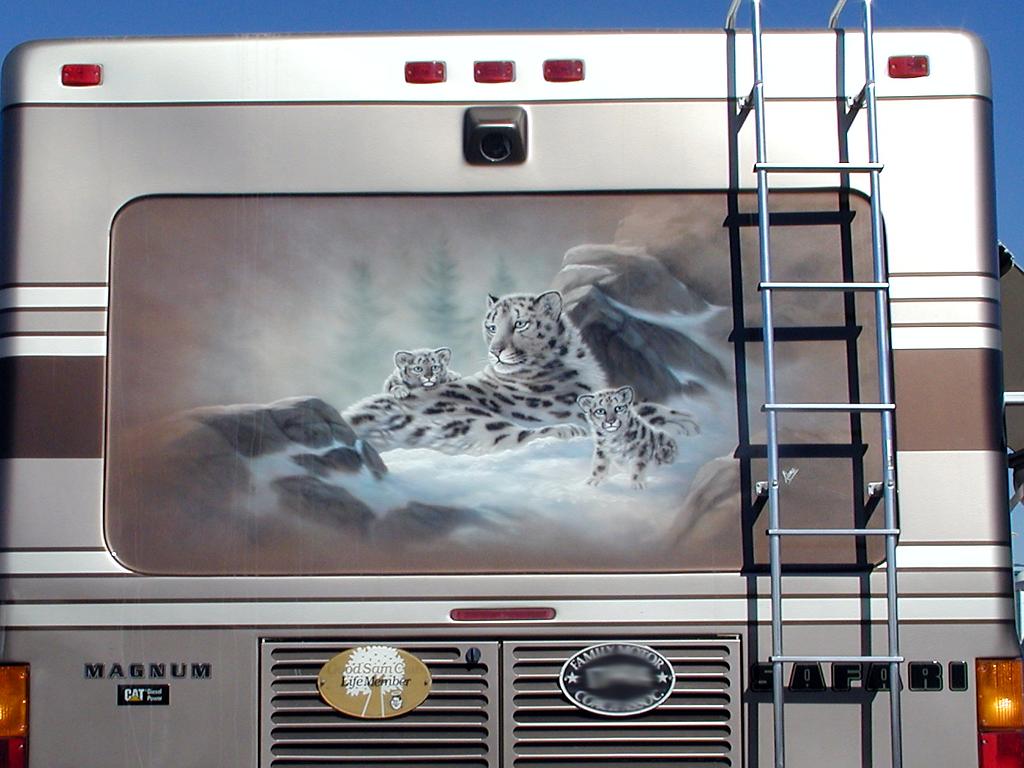 leopard Mural