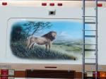 Lion Mural